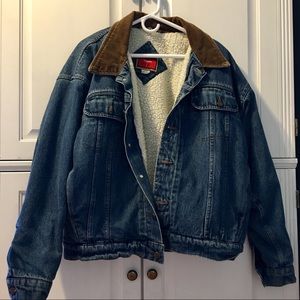 Men’s Wrangler Sherpa denim jacket
